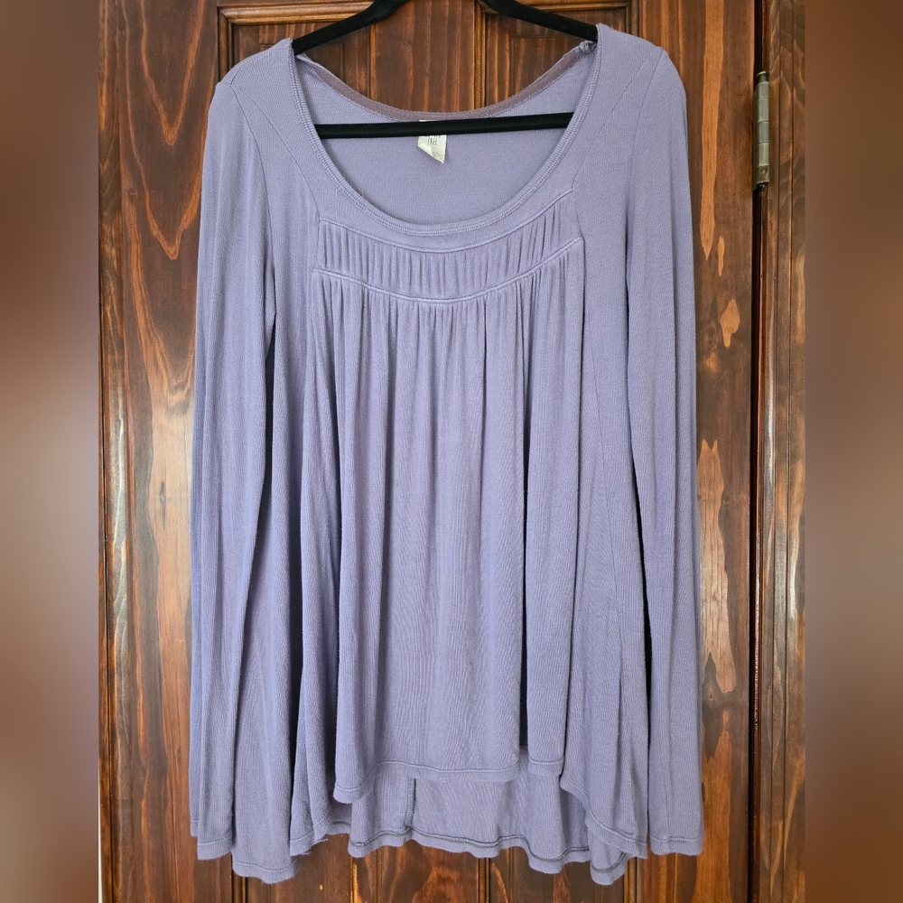 We The Free Lavender Long Sleeve Top